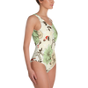 Floral Cross One-Piece Swimsuit