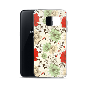 Floral Cross Samsung Case