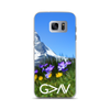 God is Greater than the Highs and Lows (Floral Mountain) Samsung Case