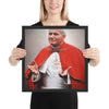 Pope John Paul II (Red Cape) Framed poster