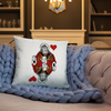 Jesus King of Hearts Pillow