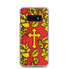 Slavic Flower Cross Royal Red Samsung Case