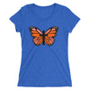 Orange Butterfly Cross Ladies' short sleeve t-shirt