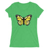 Yellow Butterfly Cross Ladies' short sleeve t-shirt