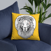 Lion of Nazareth Yellow Pillow