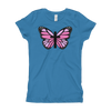 Pink Butterfly Girl's T-Shirt