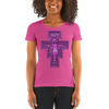 San Damiano Cross (Pink) Ladies' short sleeve t-shirt