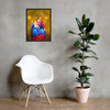 Seated Madonna and Child Framed poster