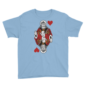 Jesus King of Hearts Boys T-Shirt