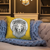 Lion of Nazareth Yellow Pillow