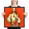 Jesus Pop Art Framed poster