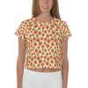 Apple Cross Ladies Crop Tee