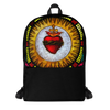 Flaming Heart Jesus Backpack