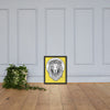 Lion of Nazareth Yellow Framed poster