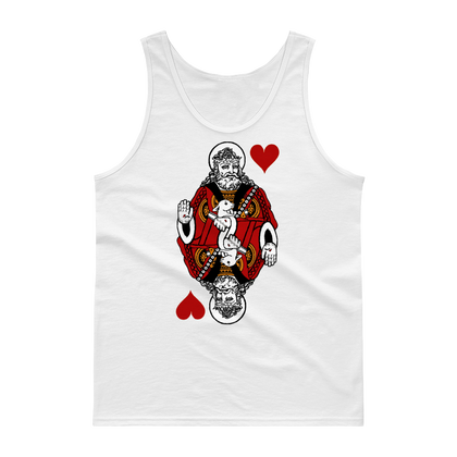 Jesus King of Hearts Tank Top