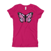 Pink Butterfly Girl's T-Shirt