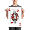 Jesus King of Hearts Poster