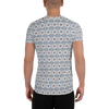 Blue Burst Cross Pattern T-shirt