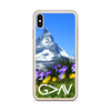 God is Greater than the Highs and Lows (Floral Mountain) iPhone Case