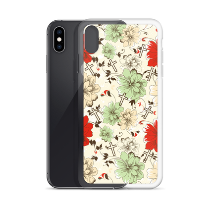 Floral Cross iPhone Case