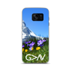 God is Greater than the Highs and Lows (Floral Mountain) Samsung Case