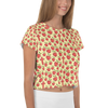 Apple Cross Ladies Crop Tee