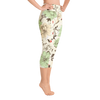 Floral Cross Capri Leggings