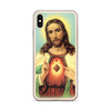 Jesus Sacred Heart (Blue Sky) iPhone Case