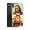 Jesus Sacred Heart (Blue Sky) iPhone Case