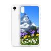 God is Greater than the Highs and Lows (Floral Mountain) iPhone Case