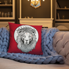 Lion of Nazareth Red Pillow