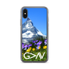 God is Greater than the Highs and Lows (Floral Mountain) iPhone Case