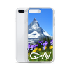 God is Greater than the Highs and Lows (Floral Mountain) iPhone Case