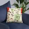 Floral Cross Pillow