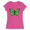 Green Butterfly Cross Ladies' short sleeve t-shirt