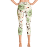 Floral Cross Capri Leggings