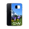 God is Greater than the Highs and Lows (Floral Mountain) Samsung Case