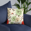 Floral Cross Pillow