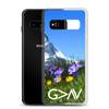 God is Greater than the Highs and Lows (Floral Mountain) Samsung Case