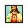 Jesus Sacred Heart (Blue Sky) Framed poster