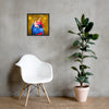 Seated Madonna and Child Framed poster