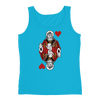 Jesus King of Hearts Ladies' Tank Top