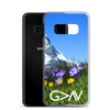 God is Greater than the Highs and Lows (Floral Mountain) Samsung Case