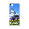 God is Greater than the Highs and Lows (Floral Mountain) iPhone Case