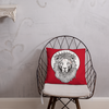 Lion of Nazareth Red Pillow