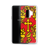 Slavic Flower Cross Royal Red Samsung Case