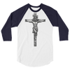 Crucifixion Line Art 3/4 Sleeve Shirt