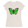 Green Butterfly Cross Ladies' short sleeve t-shirt