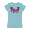 Pink Butterfly Girl's T-Shirt