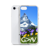 God is Greater than the Highs and Lows (Floral Mountain) iPhone Case